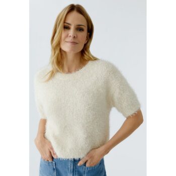 Oui 96754-1088 Shirt whitecap gray off white