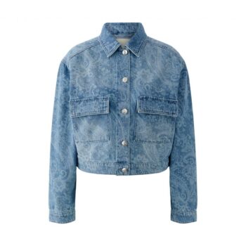 Oui Jeansjacke 96340 bright blue denim