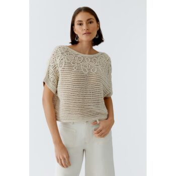 Oui 97438 Pullover - biscuit