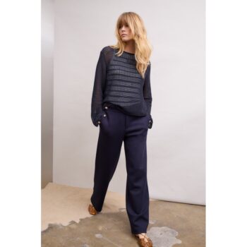 Oui 96762 Pullover - darkblue