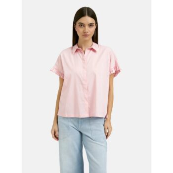 SMITH & SOUL 0426-0400 Bluse Blouse with Ruffle powder rosé