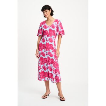 Pom Amsterdam SP9647 DRESS - Urban Flora Blue