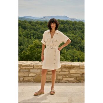 YAYA 01-601224-604 Kleid im Denimlook mit Gürtel