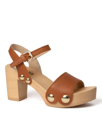 Softclox S3337 EILYN High Heel Sandalette Softnappa cognac (natur)