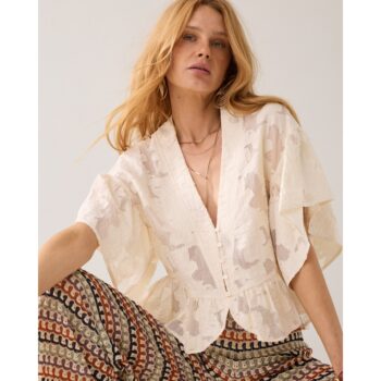 Summum 2s3471-12472 Schößchenbluse Bohemian creme