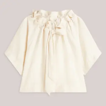 Summum 2s3502-12372 Wear-your-Way-Oberteil aus Leinenblend offwhite