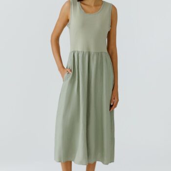 Oui Midikleid 97169 seagrass