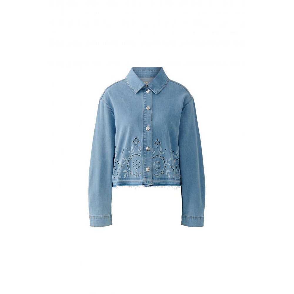 Oui Jeansjacke 98384 blue