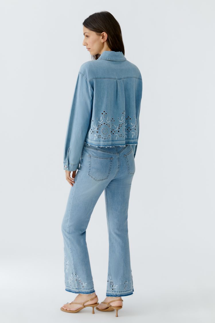 Oui Jeansjacke 98384 blue