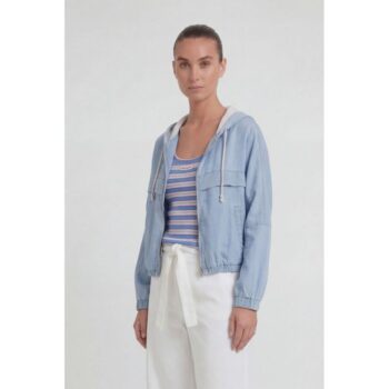 Oui Jacke 98641 lt blue denim