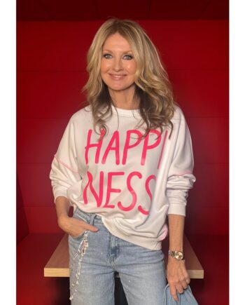 Miss Goodlife MG13596 Roundneck Happiness – white