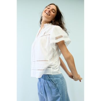 Oui 97537 Bluse - optic white