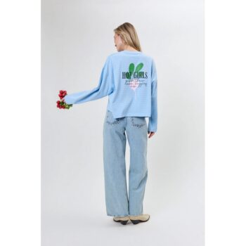 Oh April Regular Longsleeve Hot Girls Sky Blue