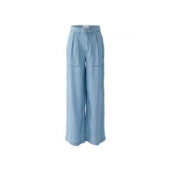 Oui 96827 Hose - light blue denim