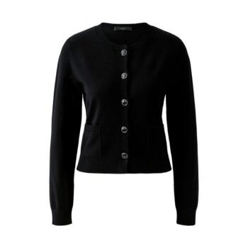 Oui Strickjacke 97837 black