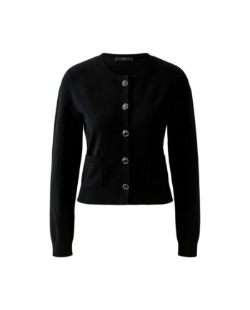 Oui Strickjacke 97837 black