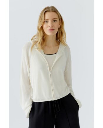 Oui Strickjacke 97895 eggnog