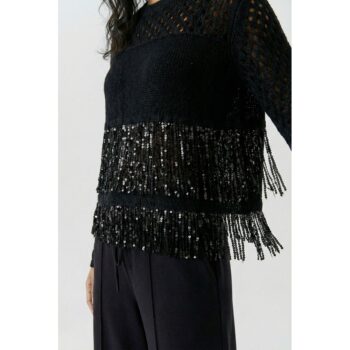 Oui Pullover 97915 black