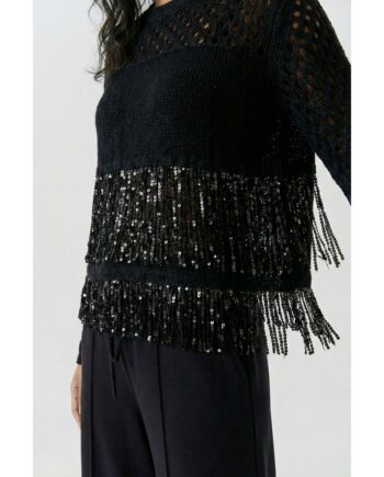 Oui Pullover 97915 black