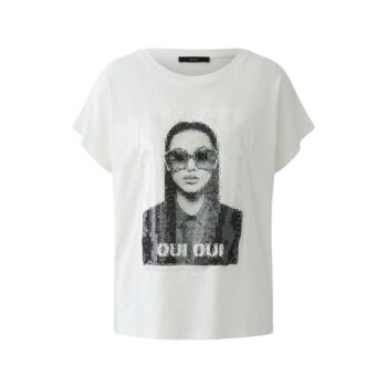 Oui 98729 T-Shirt cloud dancer