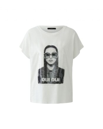 Oui 98729 T-Shirt cloud dancer