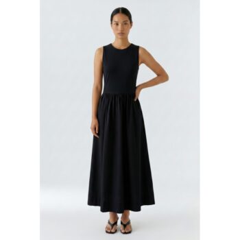 Oui Midikleid 98733 black