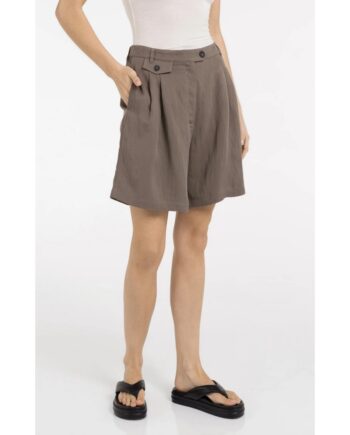 YAYA 01-321032-605 Lange Bermudashorts aus Webstoff washed brown
