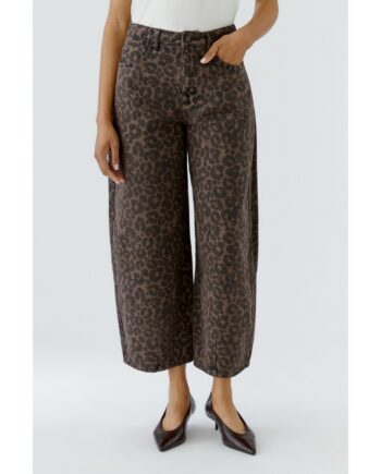 Oui Jeans 100282 dk brown grey leo