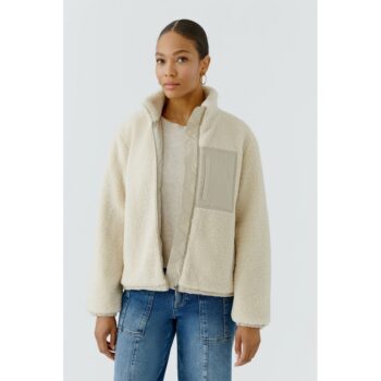 Oui Jacke Blouson 98944 light stone