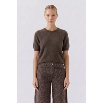 Oui 98976 Kaschmir Pullover mulch