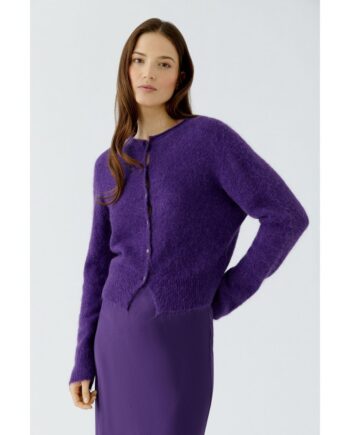 Oui Strickjacke 99000 ultra violett