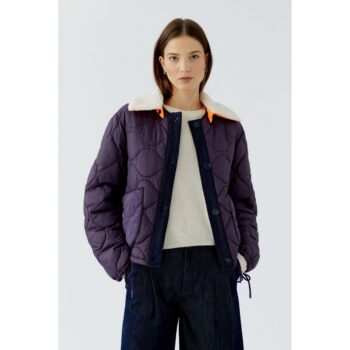 Oui 99073 Jacke Wendejacke dark violett