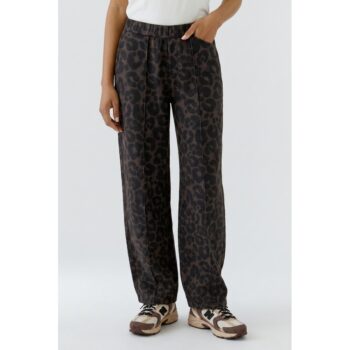 Oui Hose 99696 dk brown grey