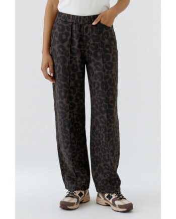 Oui Hose 99696 dk brown grey