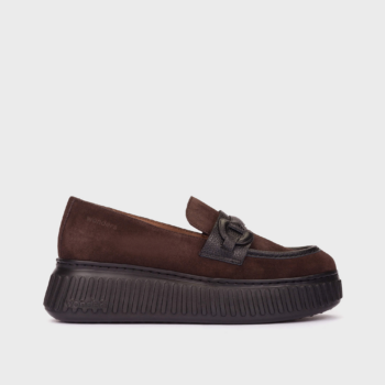 Wonders Slipper Xfly 03 A-5203 dunkelbraun schwarz