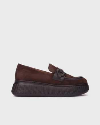 Wonders Slipper Xfly 03 A-5203 dunkelbraun schwarz