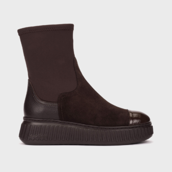 Wonders Stiefelette Xfly 07 A-5207 testa dunkelbraun