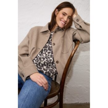 Oui Jacke 100246 lt stone