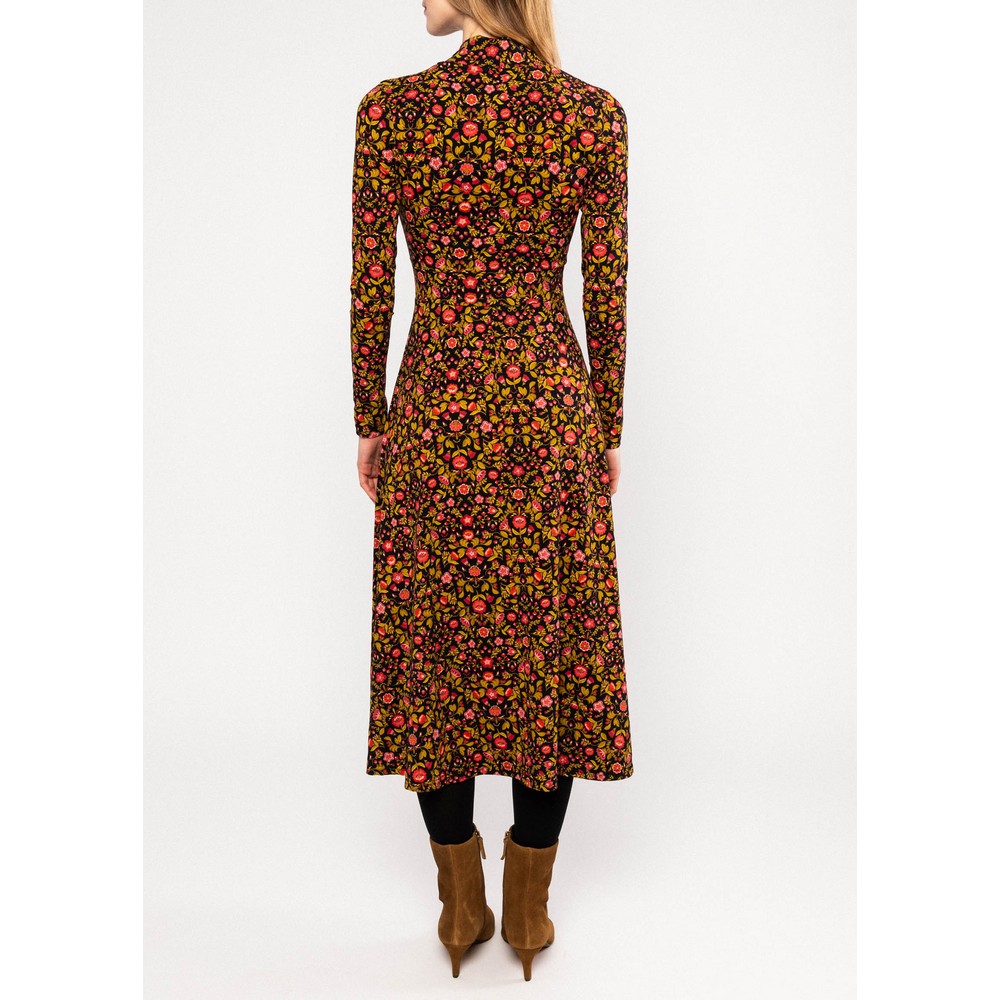 Blutsgeschwister Jerseykleid Hot Knot Shawl 001263-100-02235 jardin encantado