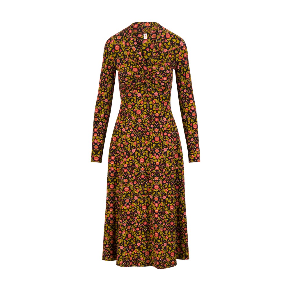 Blutsgeschwister Jerseykleid Hot Knot Shawl 001263-100-02235 jardin encantado