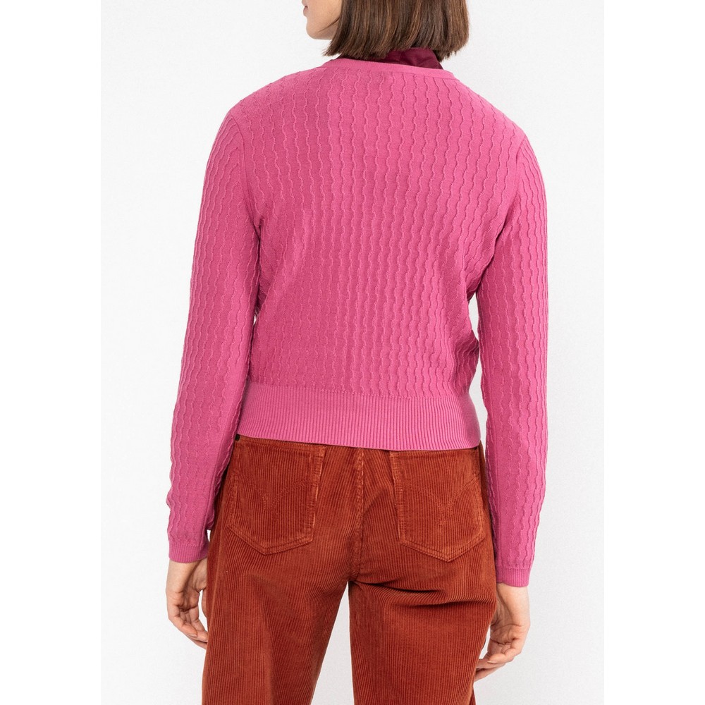 Blutsgeschwister Cardigan Save the World 001263-141-02266 folklore pink knit