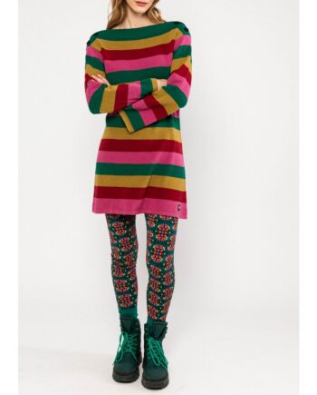 Blutsgeschwister Strickkleid Carnaby Rainbow 001263-143-02270 little party stripe knit