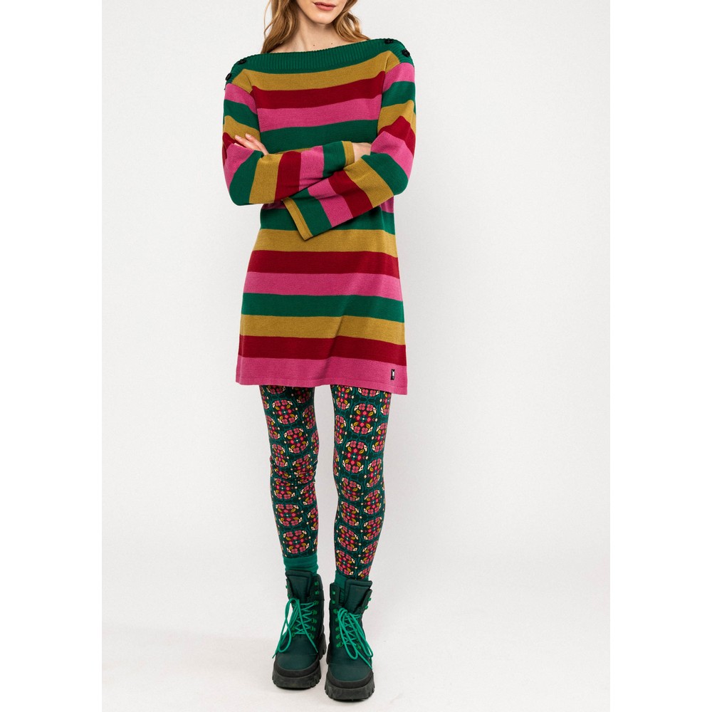 Blutsgeschwister Strickkleid Carnaby Rainbow 001263-143-02270 little party stripe knit