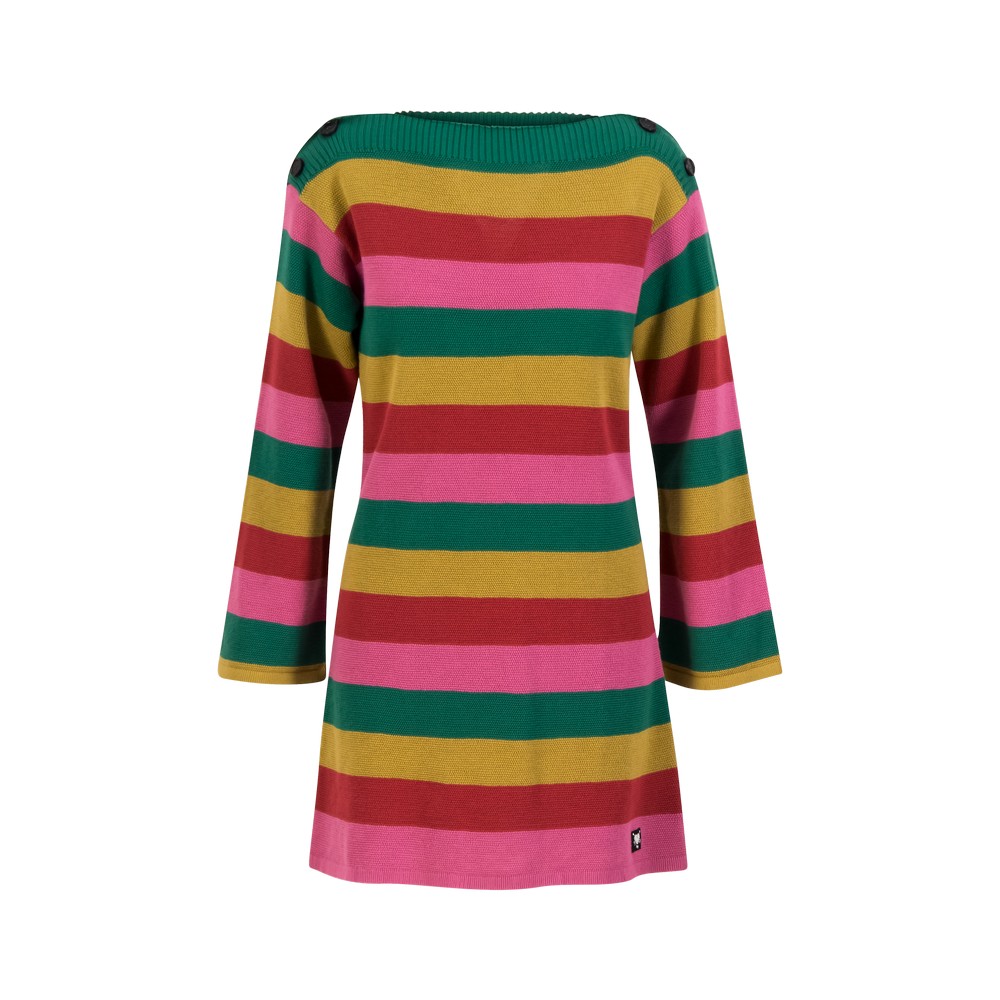 Blutsgeschwister Strickkleid Carnaby Rainbow 001263-143-02270 little party stripe knit