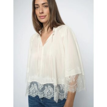 Mos Mosh 179660 MMEisa Tess Spitzenbluse ecru