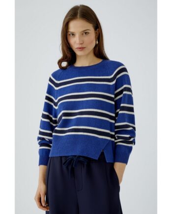 Oui 98042 Pullover blue