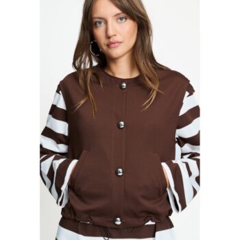 Pom Amsterdam Weste GILET - Gaya Chocolate Brown SP9711