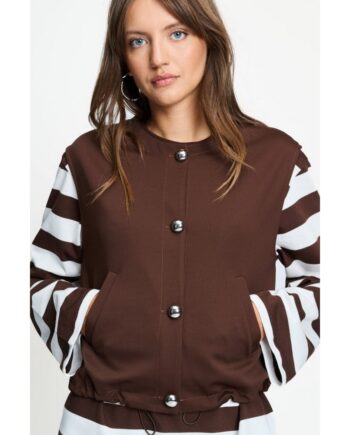 Pom Amsterdam Weste GILET - Gaya Chocolate Brown SP9711
