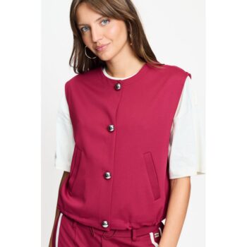 Pom Amsterdam Weste GILET - Gaya Burgundy Red SP9744