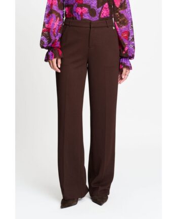 Pom Amsterdam Hose PANTS - Lara Chocolate Brown SP9754